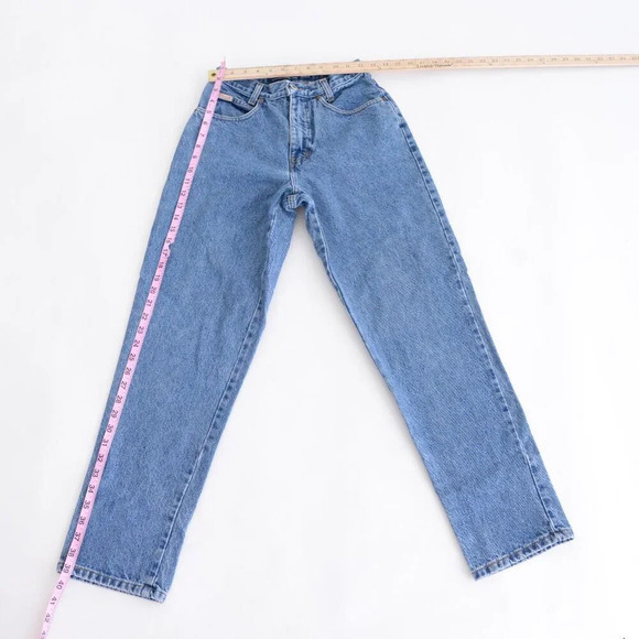 Vintage Bluenotes Mid-Wash High  Waisted Semi Relaxed Boot Cut Blue Jeans 28x30 - Picture 2 of 13